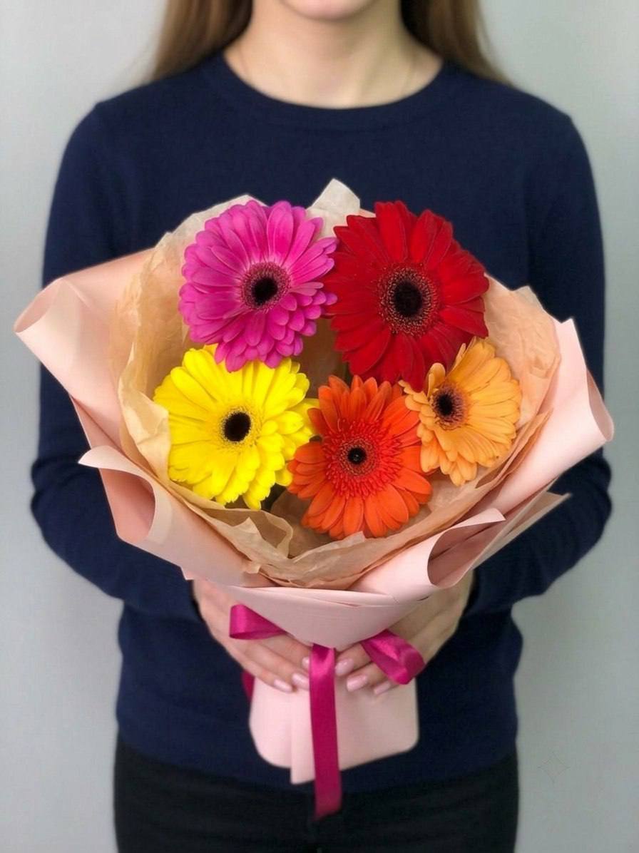 Моно-букет из гербер