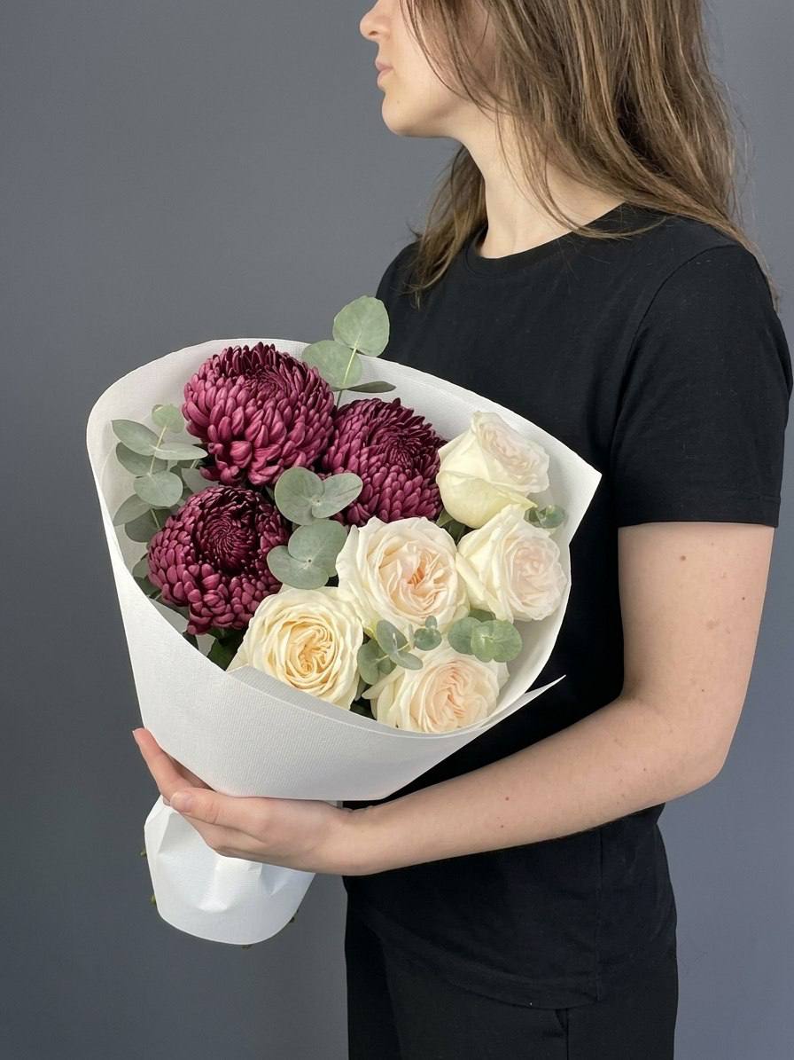 Авторский букет «Аметистовый вальс»
